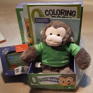 Q-time Buddy Plush Weighted Monkey Bundle